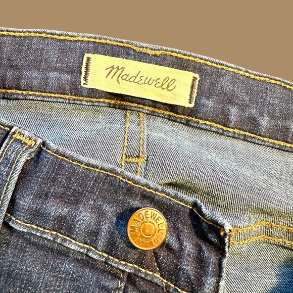 Madewell ‘Tall 9” Mid-Rise Skinny Jeans in Hayes Wash: Button-Front Edition’ 28T - Picture 2 of 16